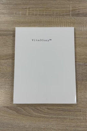 VitalCozy first-year celebration pennants decorate keepsake photos and memories.