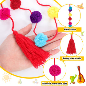 VitalCozy soft polyester pom-poms are durable and touch-friendly