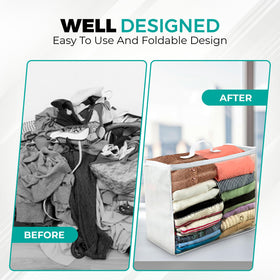 VitalUp king-size bedding bag with zipper provides easy access and quick viewing.