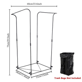 Viterlight 30-45 gallon capacity bag holder handles large yard debris.