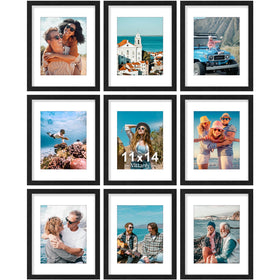 Vittanly 11x14 set9 front wall display for a coordinated home gallery