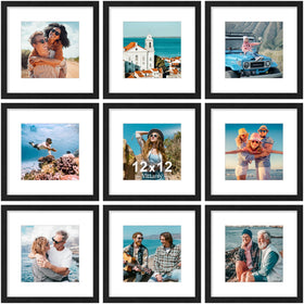 Vittanly 12x12 frame with plexiglass front protects memories for wall display.