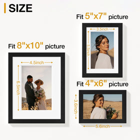 Vittanly 4x6 frames used to create a compact photo display