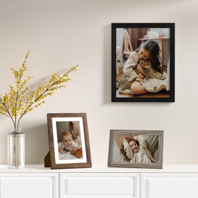 Vittanly 4x6 brown collage frame fits small memories
