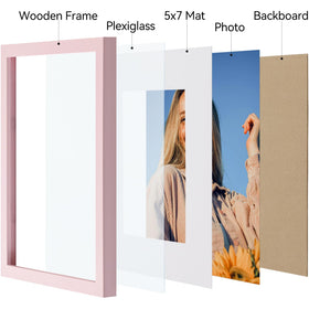 Vittanly 8x10 frame without mat for a clean 8x10 presentation.