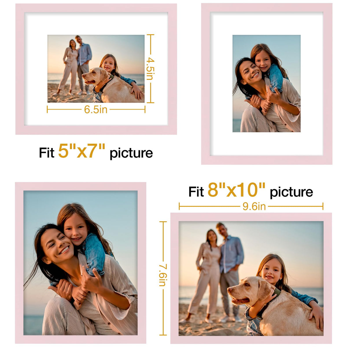 Vittanly frame shown horizontally and vertically for flexible gallery layouts.