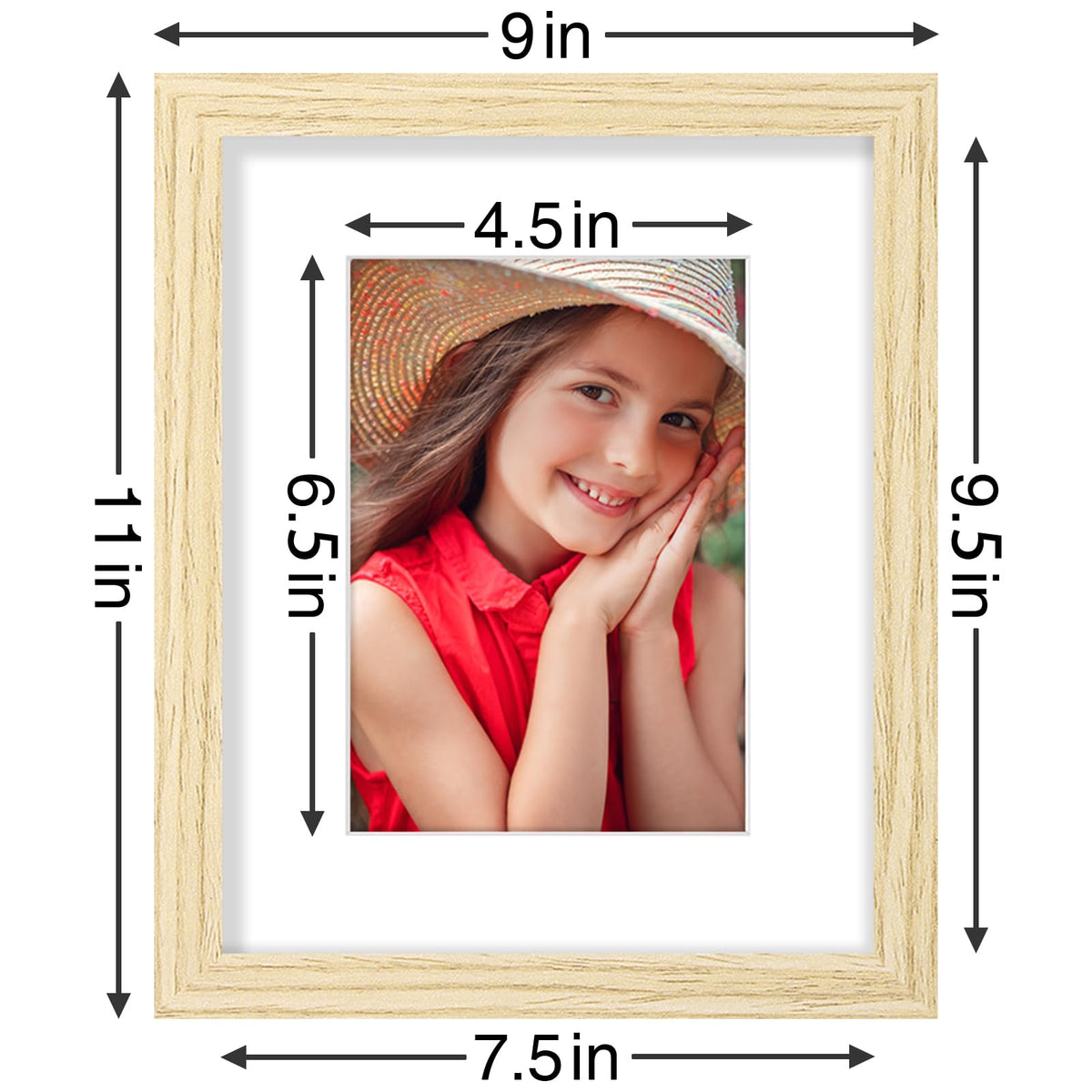Vittanly 8x10 frame without mat holds bold, vibrant images.
