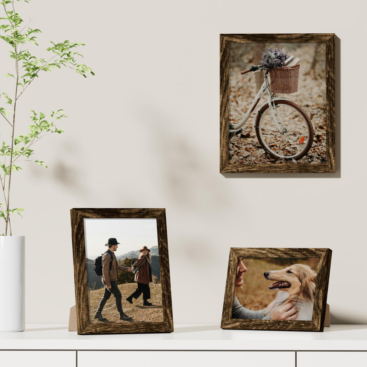 Vittanly 8x10 frame without mat offers a clean edge-to-edge presentation.