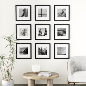 Vittanly collage-ready setup invites mixed sizes for a dynamic wall.