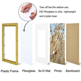 Vittanly simple hanging setup or tabletop display for versatile placement.