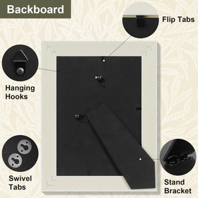 Vittanly four-pack set for versatile wall or tabletop display options.