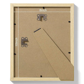 Vittanly frames keep photos protected with durable materials and anti-shatter front.