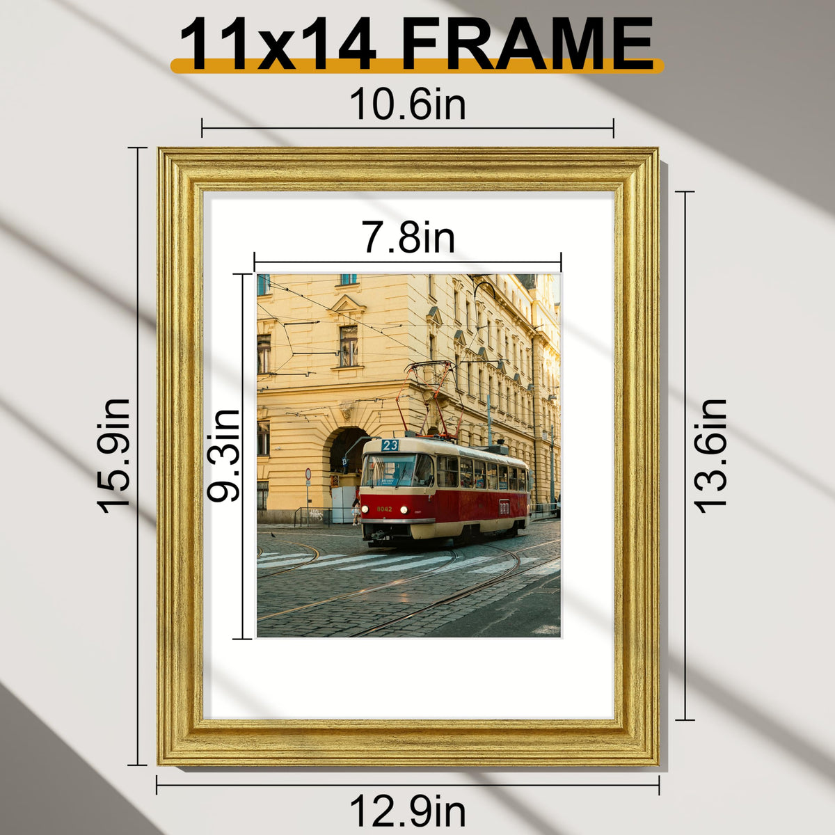 Vittanly lightweight polystyrene frame, moisture and impact resistant for daily use.