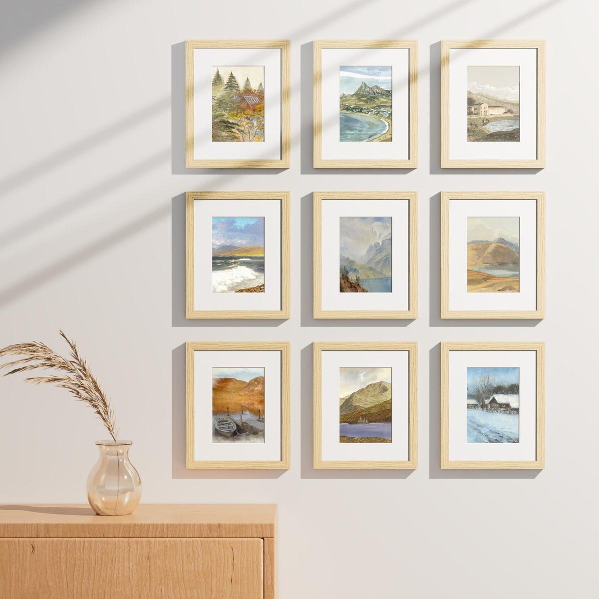 Vittanly nine-frame set helps create cohesive home gallery.