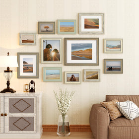 Vittanly rustic farmhouse frames 5x7 highlight cozy vintage vibes in your space.