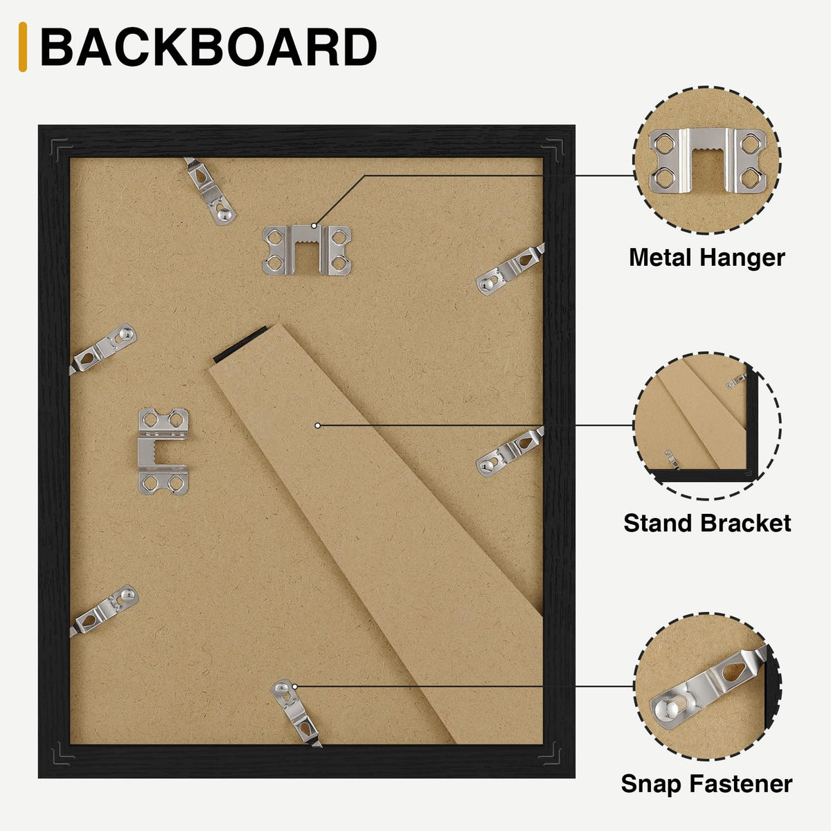Vittanly secure packaging protects frames during shipping and storage.