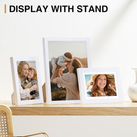 Vittanly wall hanging hardware included enables easy mounting.