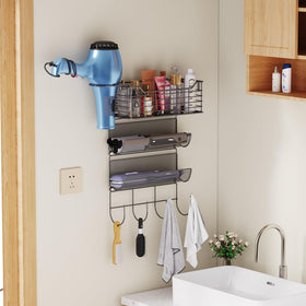 VITVITI 3-tier shelf with mesh holders for organized styling tools