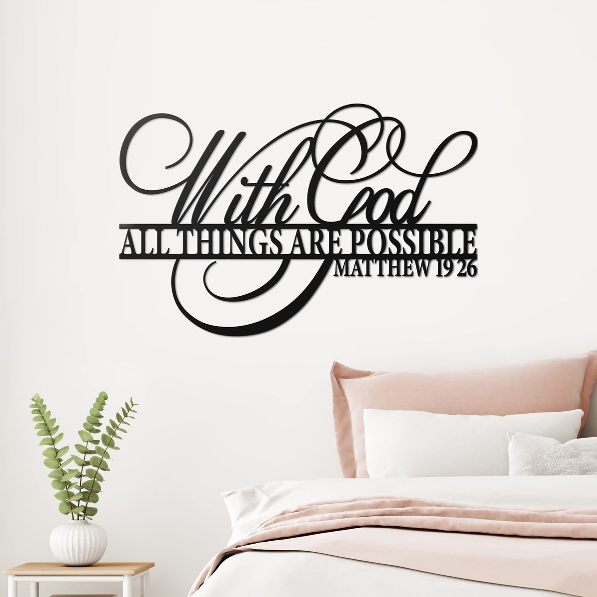 Vivegate black metal wall decor fits contemporary living rooms and offices