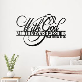 Vivegate black metal wall decor fits contemporary living rooms and offices