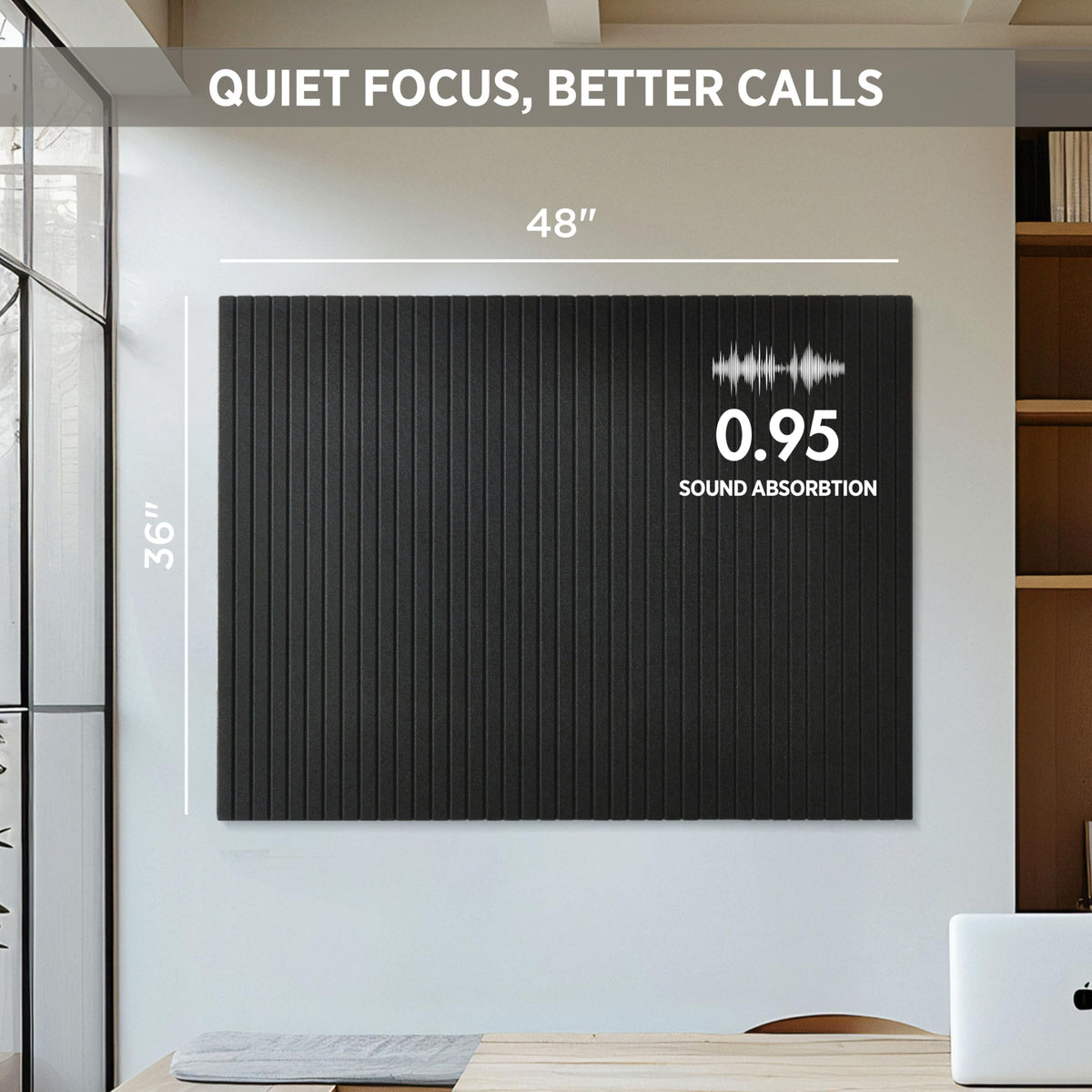 VIVELDA tiles provide durable pinning surfaces for frequent memos and artwork.