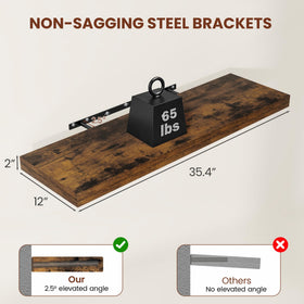 Vivelove invisible bracket design keeps shelves clean and visually seamless