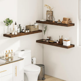 Vivelove rustic brown finish complements farmhouse style interiors beautifully