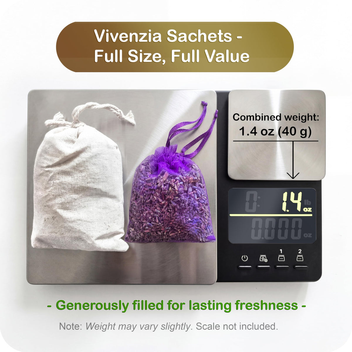 VIVENZIA 20-pack gift box of natural closet fresheners