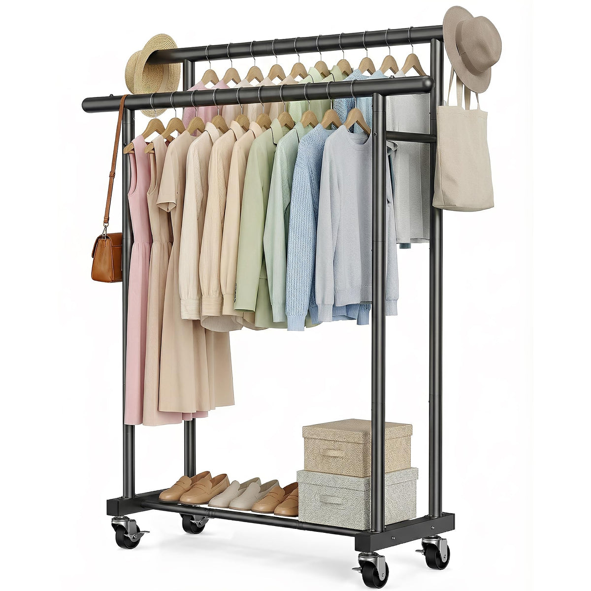 ViviDreamore versatile coat rack suits bedrooms, living rooms, or laundry spaces.