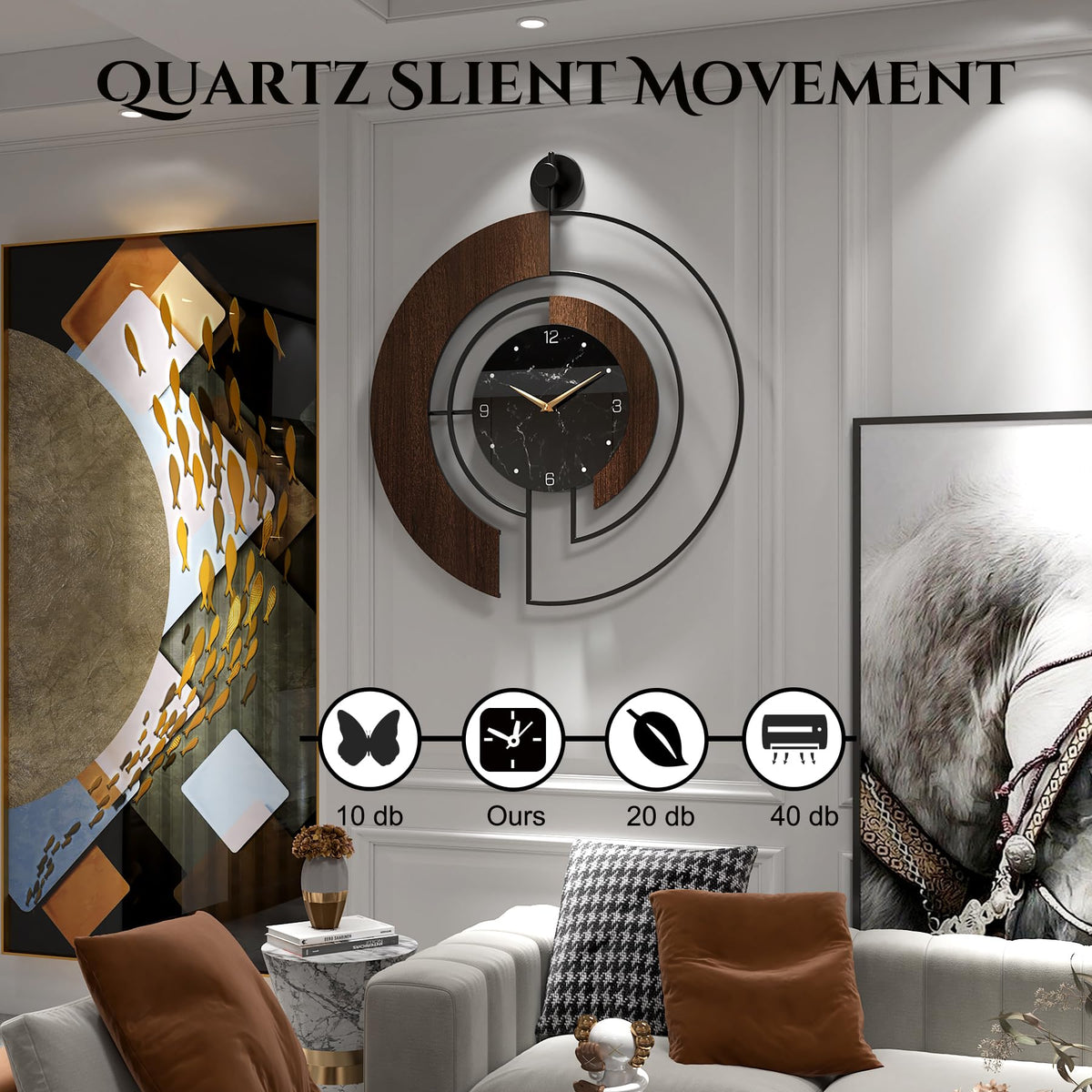 VIVIFLYSE contemporary mid-century style enhances hallways and rooms