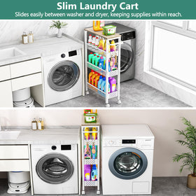 Vivihomety Slim Cart in kitchen keeps spices neatly within reach