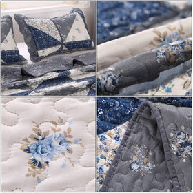 VIVILINEN 120x128 inch bedspread fits oversized king beds beautifully