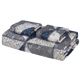 VIVILINEN reversible quilt provides two looks for easy room updates
