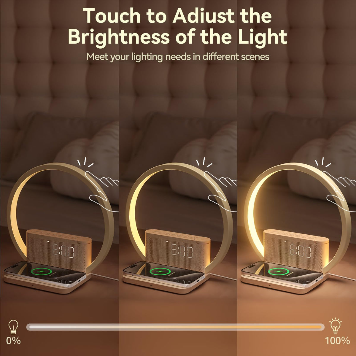Vivilumens Sunrise Alarm Clock timer settings for 30/60/90 minutes
