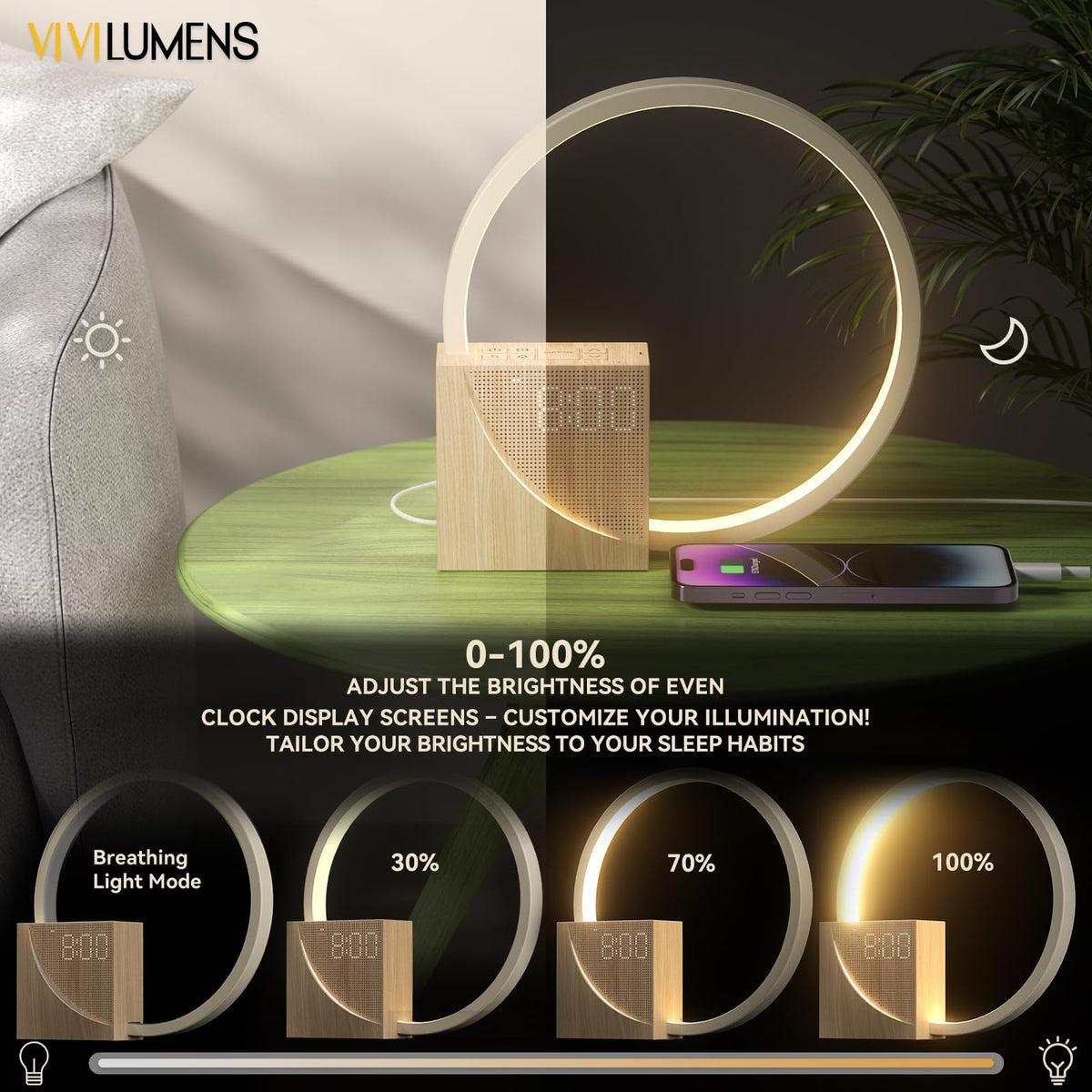 Vivilumens ten white noise sounds offer soothing sleep options