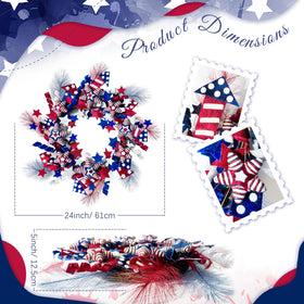 Vivimemo wreath ready for indoor or outdoor hanging on door, window, or wall