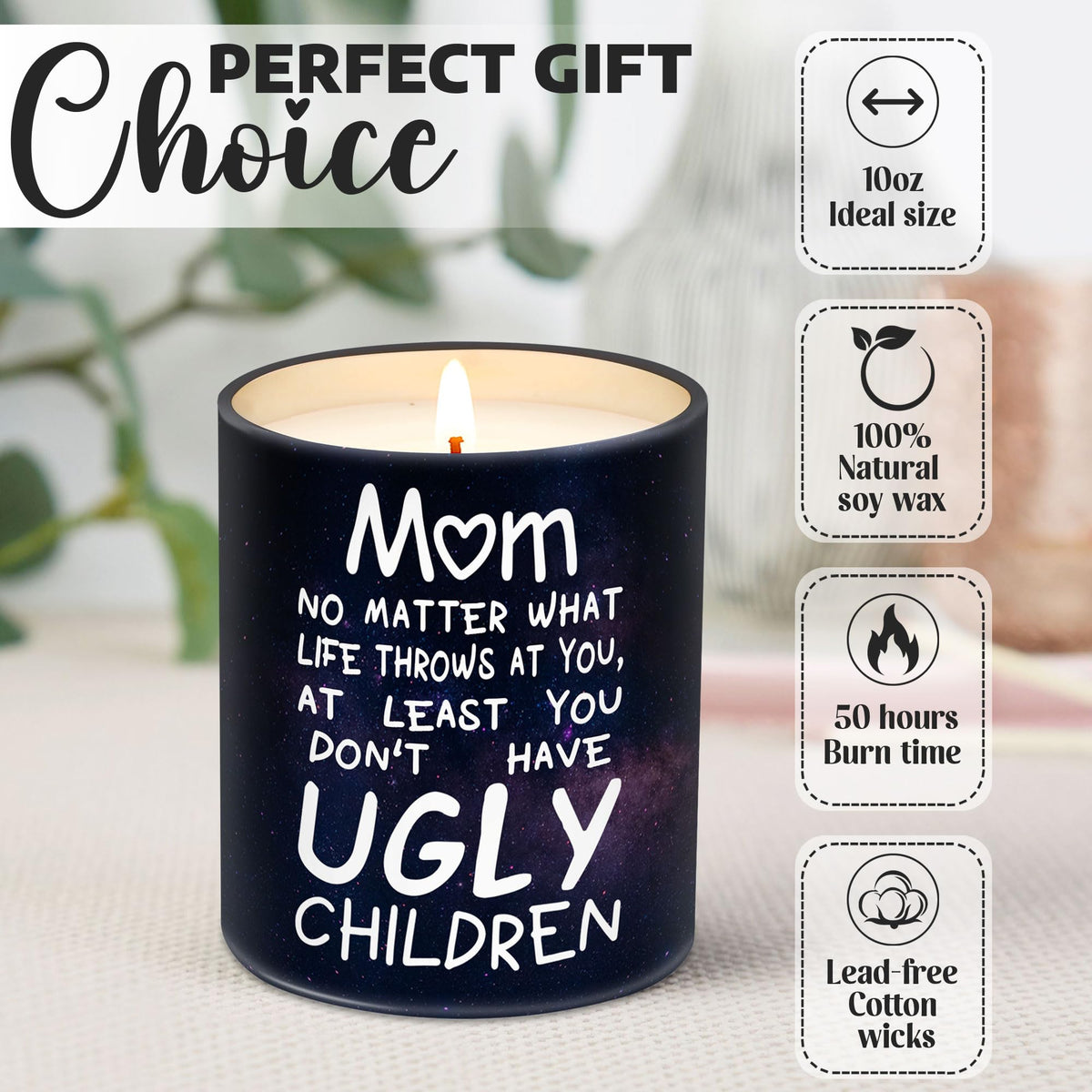 VIWIX Christmas gift packaging candle with elegant presentation