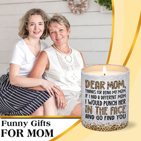 VIWIX mom candle with lemongrass fragrance for uplifting relaxation.