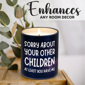 VIWIX premium soy wax lemongrass candle for clean burns.