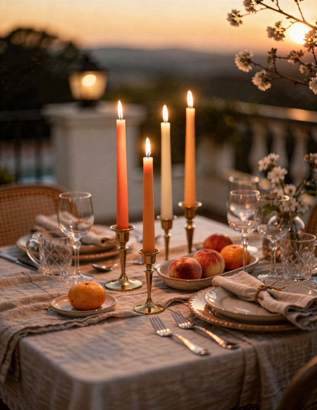 Viyffo low-smoke taper candles designed for clean indoor use