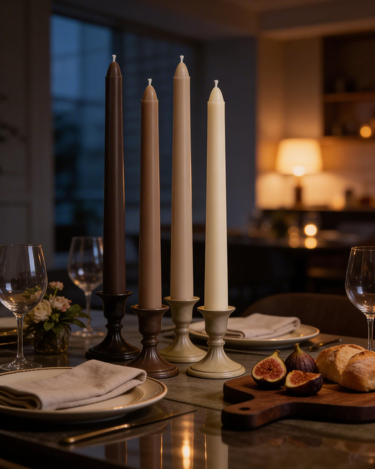 Viyffo wedding reception candles creating warm focal points
