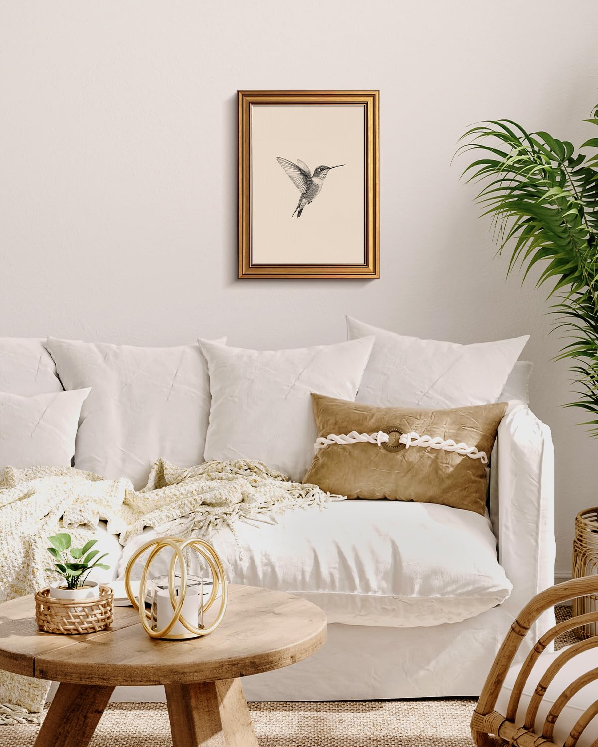 VIYYIEA waterproof canvas hummingbird for easy cleaning