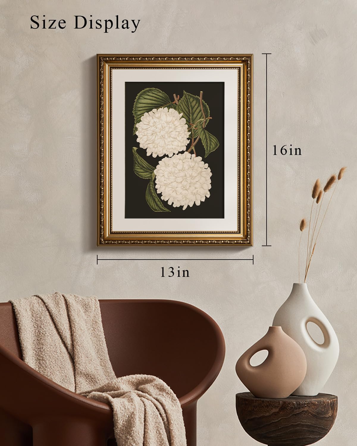 VIYYIEA hydrangea canvas print focuses on delicate petals for gallery-worthy detail.