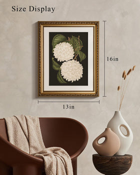 VIYYIEA hydrangea canvas print focuses on delicate petals for gallery-worthy detail.