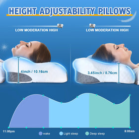 VJASD high-density memory foam provides durable support across nights.