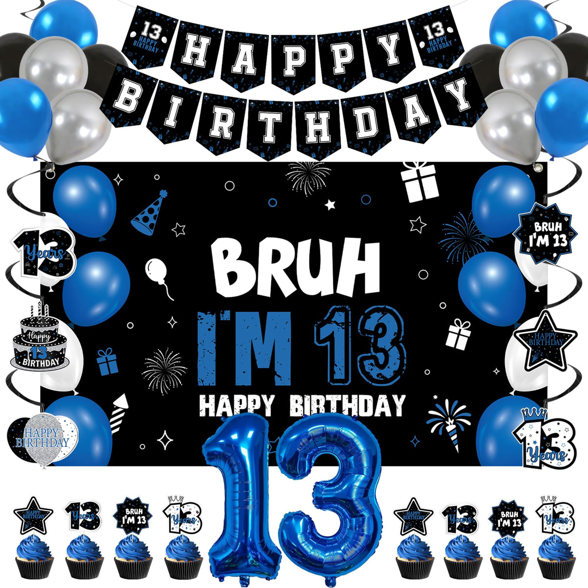 Vlipoeasn bruh im 13 backdrop for bold party photos.