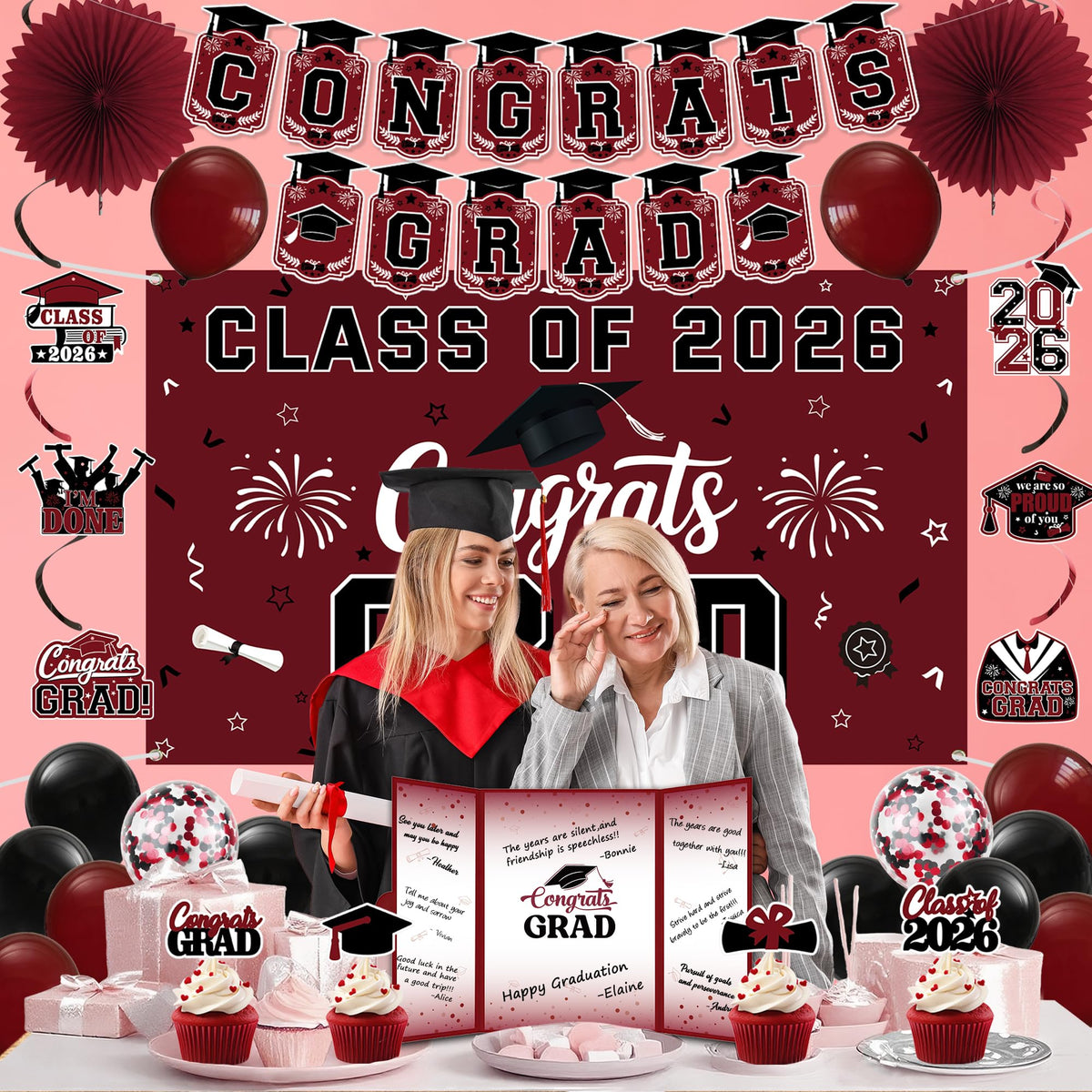 Vlipoeasn class of 2026 signature book keeps guest messages