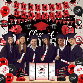Vlipoeasn grad decoration kit makes quick, photo-ready set-ups