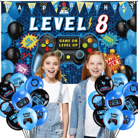 Vlipoeasn happy birthday banner creates a celebratory focal point
