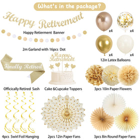 Vlipoeasn retirement cake topper adds elegant sparkle to celebratory desserts.